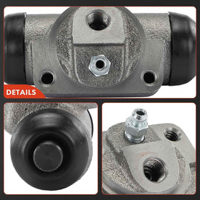 A-Premium packaged wheel cylinder with label showing part numbers and fitment reassurance