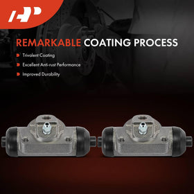 A-Premium side profile of cast iron wheel cylinder highlighting durable construction and longevity