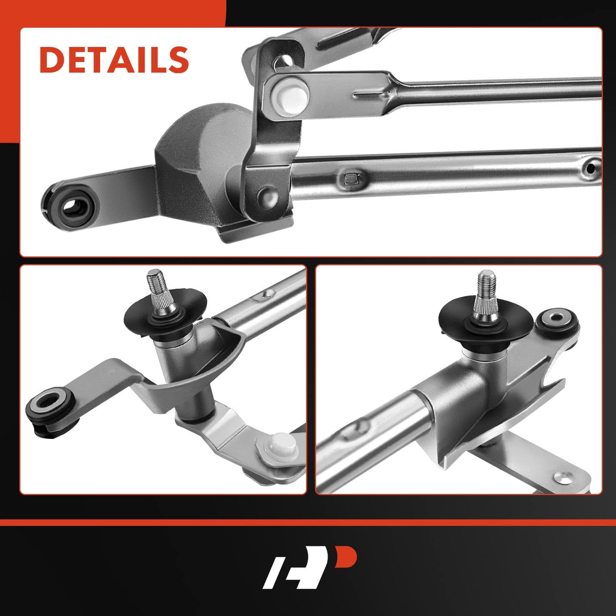 A-Premium linkage next to ruler showing compact size for easy replacement