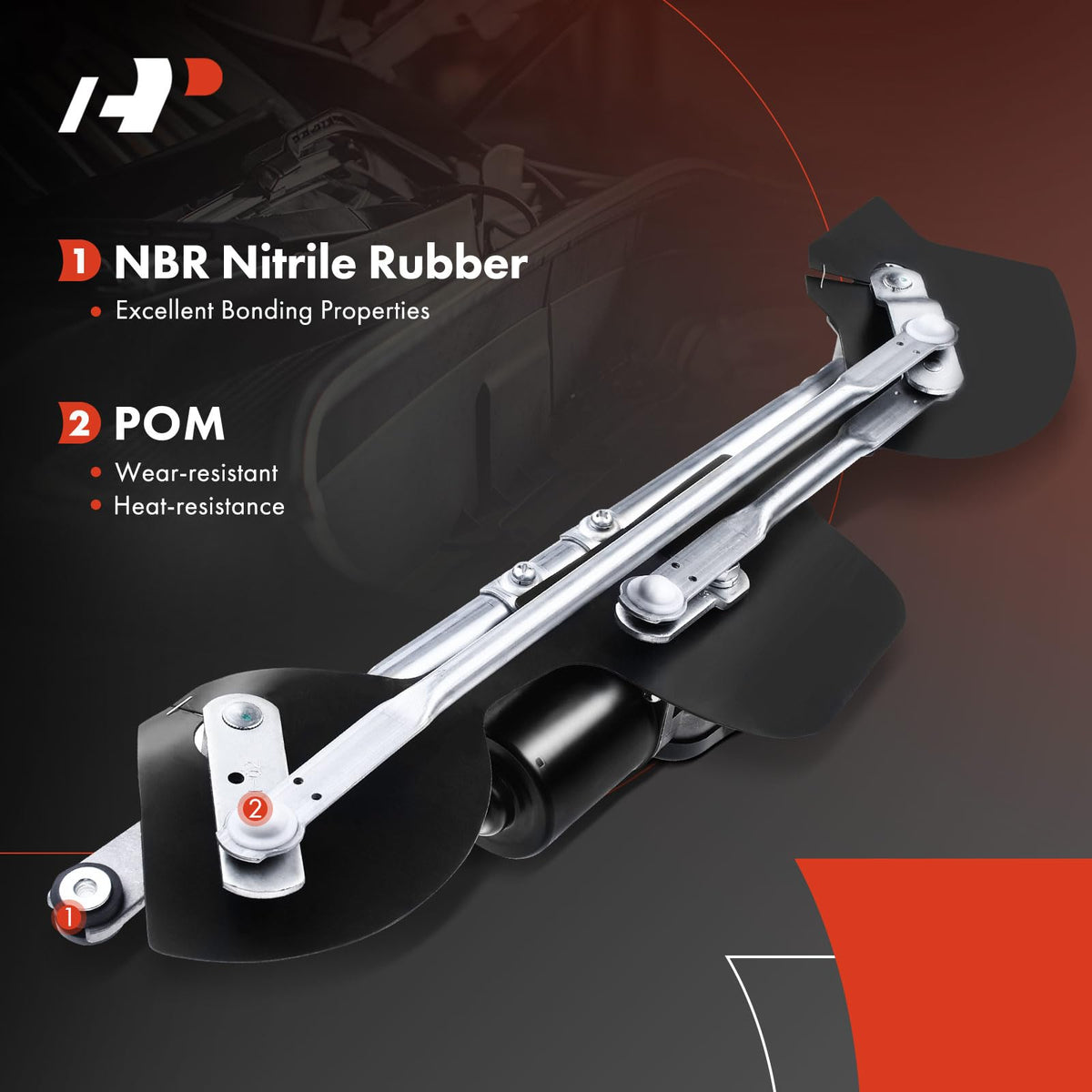 A-Premium motor electrical connector detail ensuring correct plug fitment
