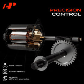A-Premium motor installed in vehicle cowl demonstrating straightforward swap benefit