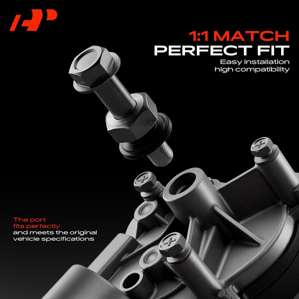 A-Premium motor label with OE reference numbers to verify fitment easily