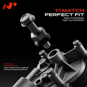 A-Premium motor label with OE reference numbers to verify fitment easily