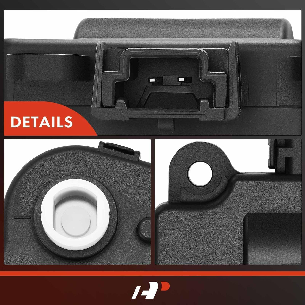A-Premium actuator wiring harness view showing connector orientation for proper hookup