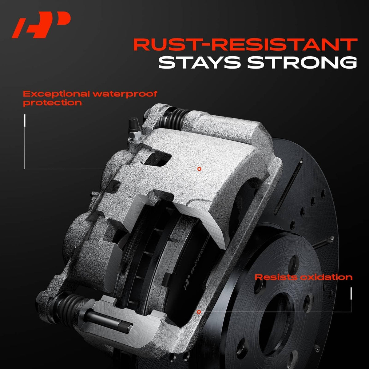 A-Premium zinc-coated surface detail showing corrosion resistance benefit