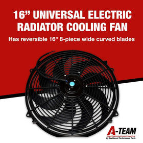 A-Team Performance 8-blade detail showing balanced blades for quieter airflow