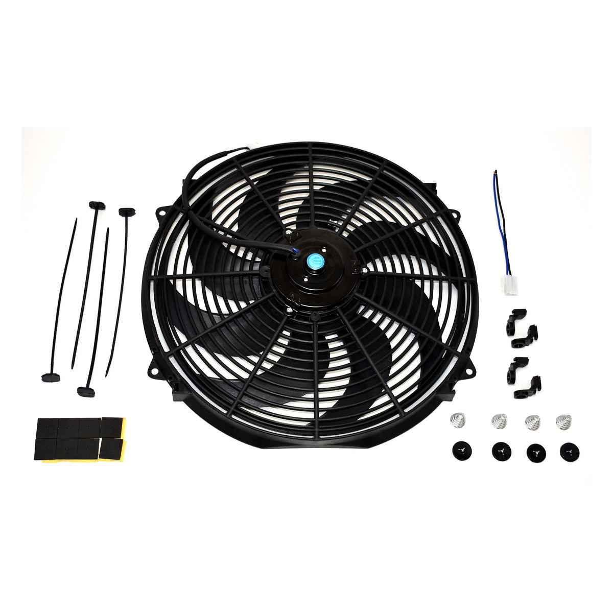 A-Team Performance front view of 16-inch fan showing airflow benefit