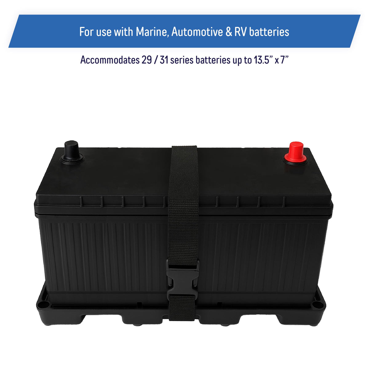 A.A tray installed in a boat compartment showing corrosion-resistant benefit in marine use