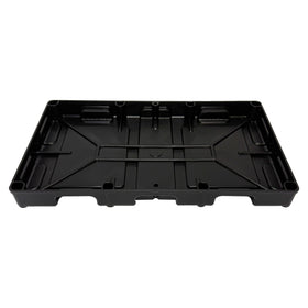 A.A tray side profile with Group 31 battery demonstrating compact, vibration-resistant fit