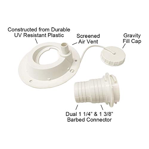 A.A clear drain hose full length view for venting and easy visual inspection