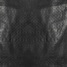 A.A underbelly close-up of coated weave demonstrating waterproof protection