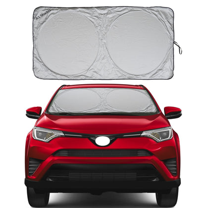 A1 Shades front packaging showing shade and included storage pouch benefit protection