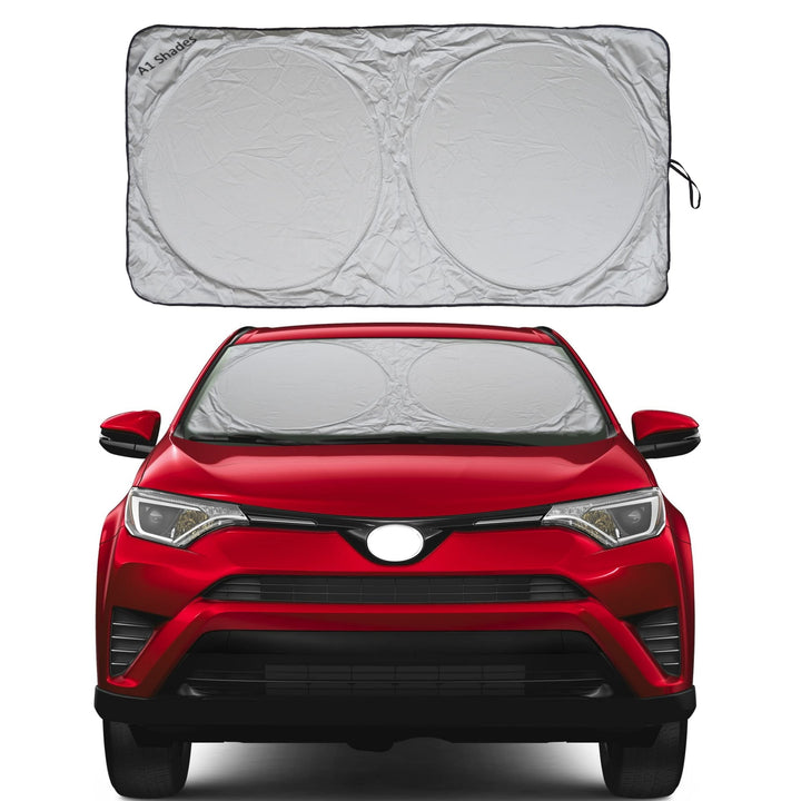 A1 Shades front packaging showing shade and included storage pouch benefit protection