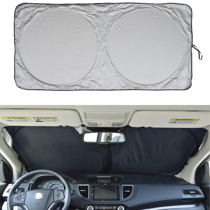 A1 Shades front view packaged showing protective cover and pouch benefit cooling