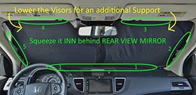 A1 Shades in a parking lot lifestyle shot showing sun protection benefit