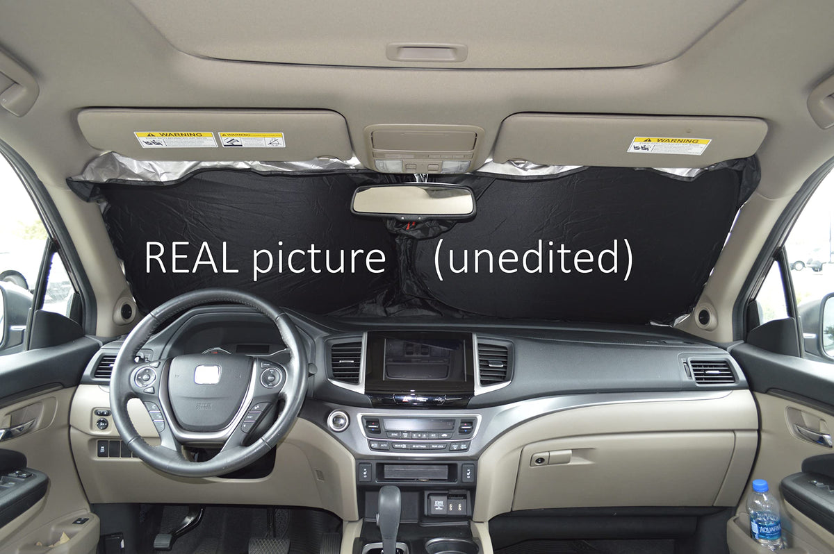 A1 Shades size chart comparison showing compatibility across trucks and SUVs