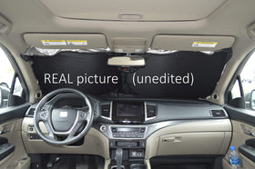 A1 Shades size chart comparison showing compatibility across trucks and SUVs