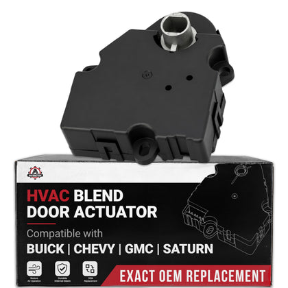 AA Ignition actuator front view showing mounting points and plug, restores proper airflow