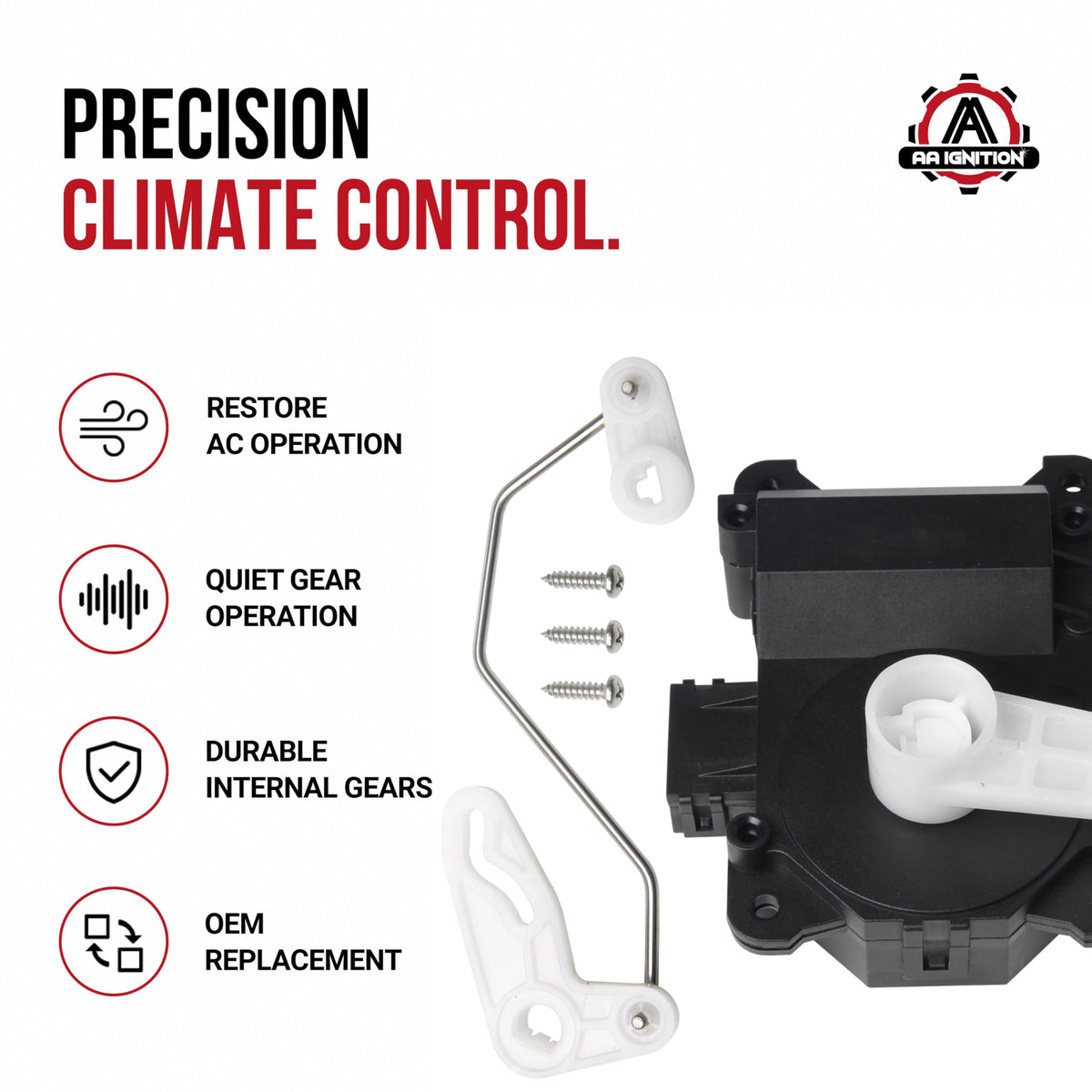 AA Ignition rear connector detail demonstrating plug-and-play convenience