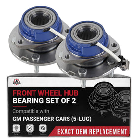 AA Ignition front hub assembly front view showing clean flange and bolt holes for accurate fit