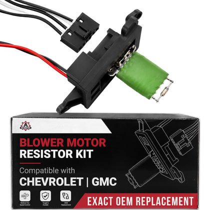 AA Ignition front view lower blower resistor showing full assembly and mounting points for easy swap
