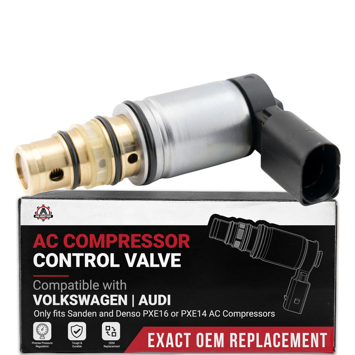 AA Ignition front view of control solenoid valve showing mounting and plug benefit quick replacement