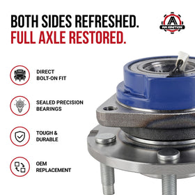 AA Ignition close-up of sealed bearing and grease seal illustrating long-lasting protection