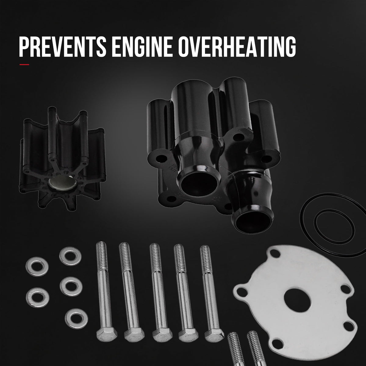 AA Ignition impeller kit on boat deck illustrating readiness and reduced downtime