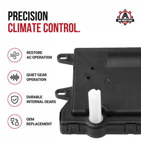 AA Ignition close-up of cross-shaped shaft for correct fit and control