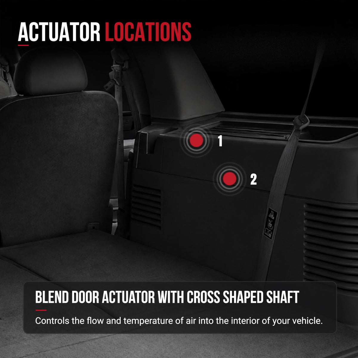 AA Ignition actuator beside a ruler showing scale for confident ordering