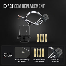 AA Ignition detailed shot of heat-rated resistor elements for durable fan control performance