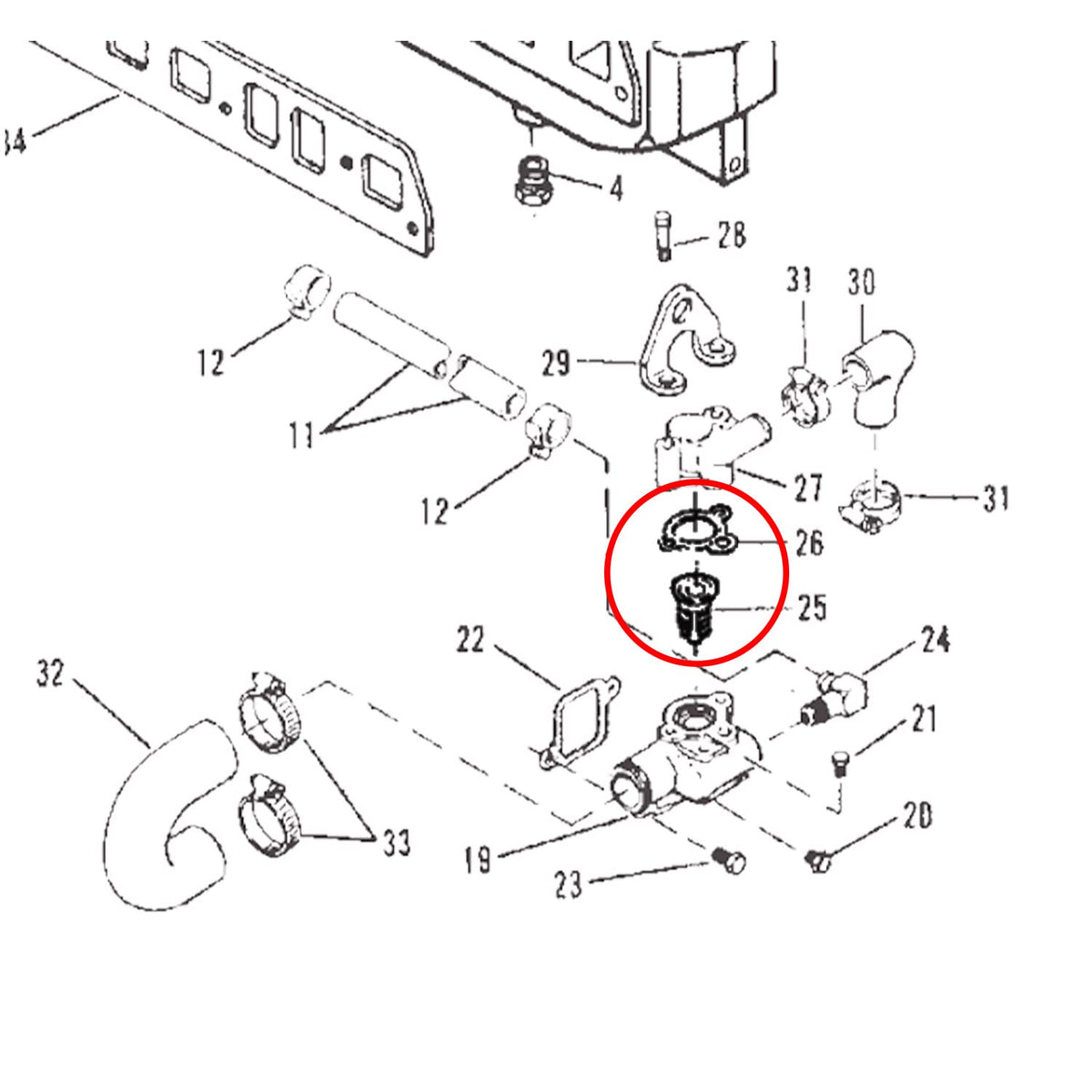 A.A product label detail with part numbers, helps verify correct OEM cross-reference
