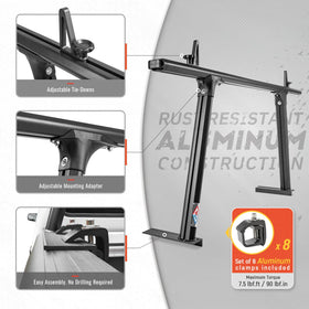 AA-Racks APX25-Lite close-up of nylon endcap protecting cargo and preventing abrasion