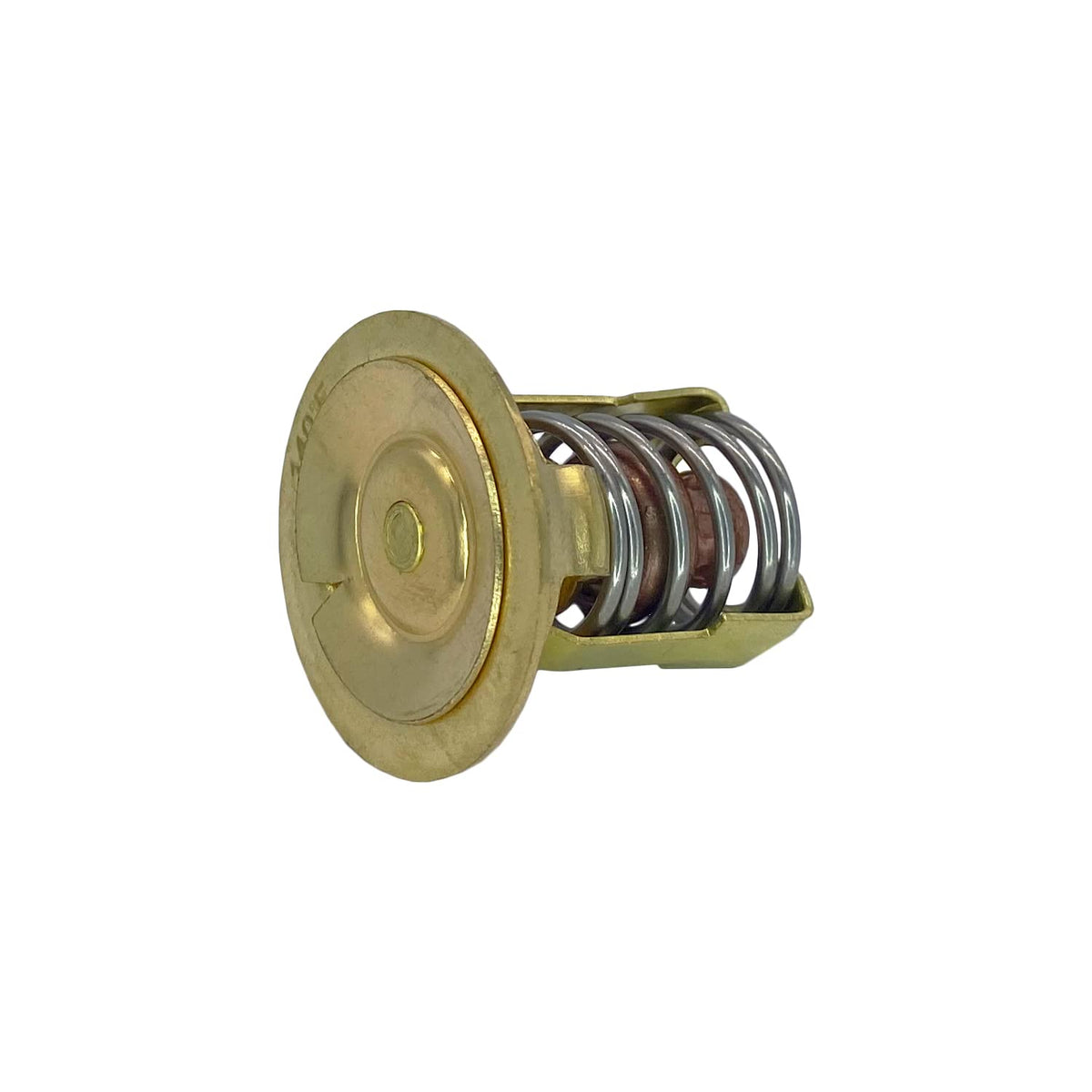 A.A thermostat next to coin for scale, shows compact size for easy handling