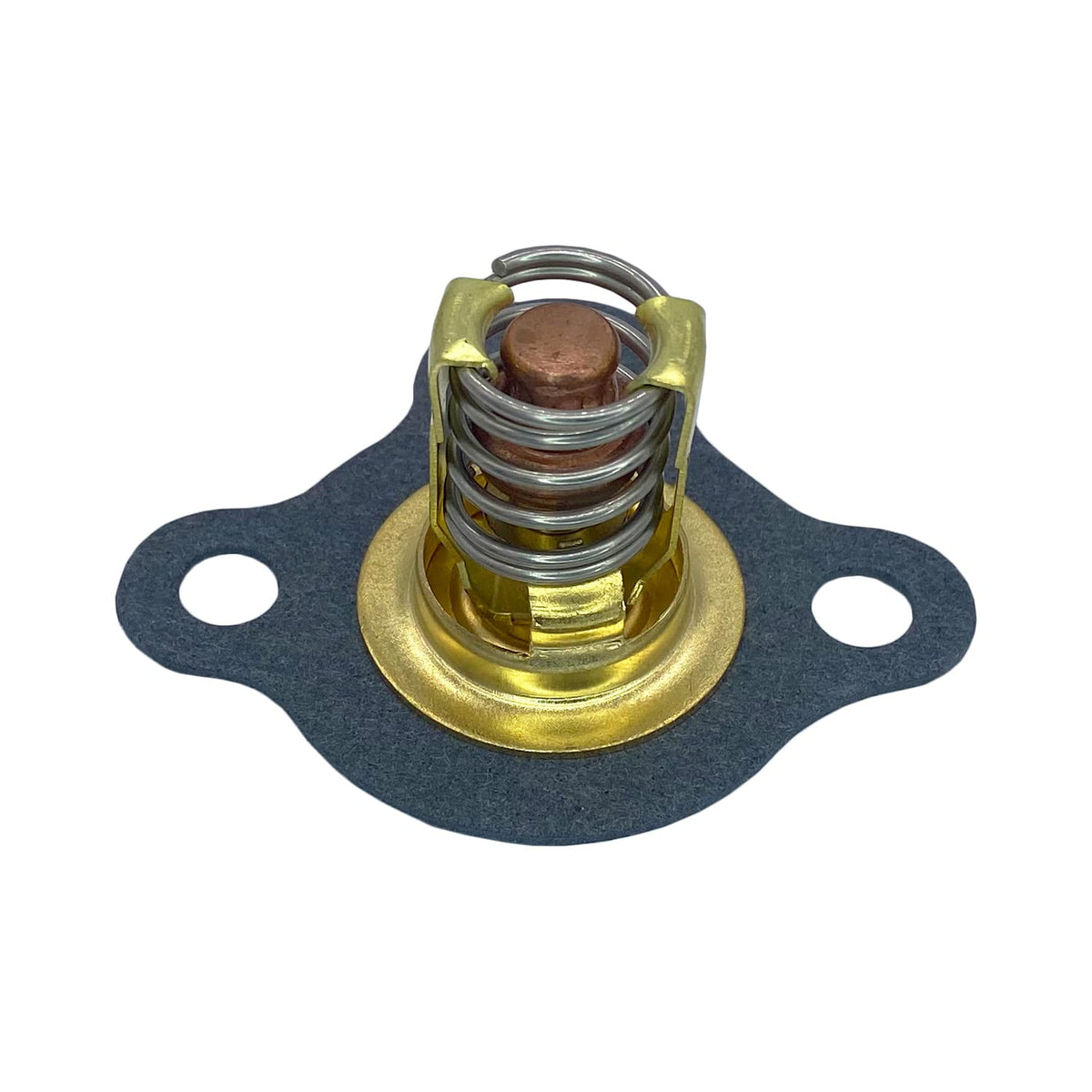 A.A thermostat close-up showing valve and material, precise fit for cooling systems