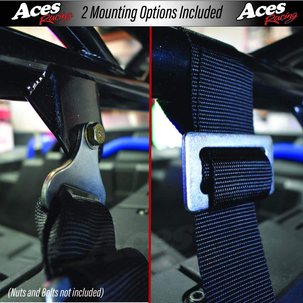 AAAA Aces Racing buckle and hardware detail showing sturdy metal fasteners