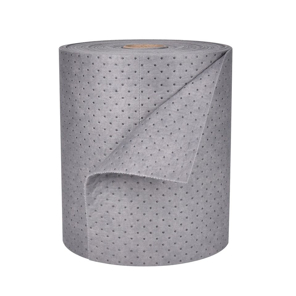 A A IN front view of LT10W roll showing length and gray color for durable containment