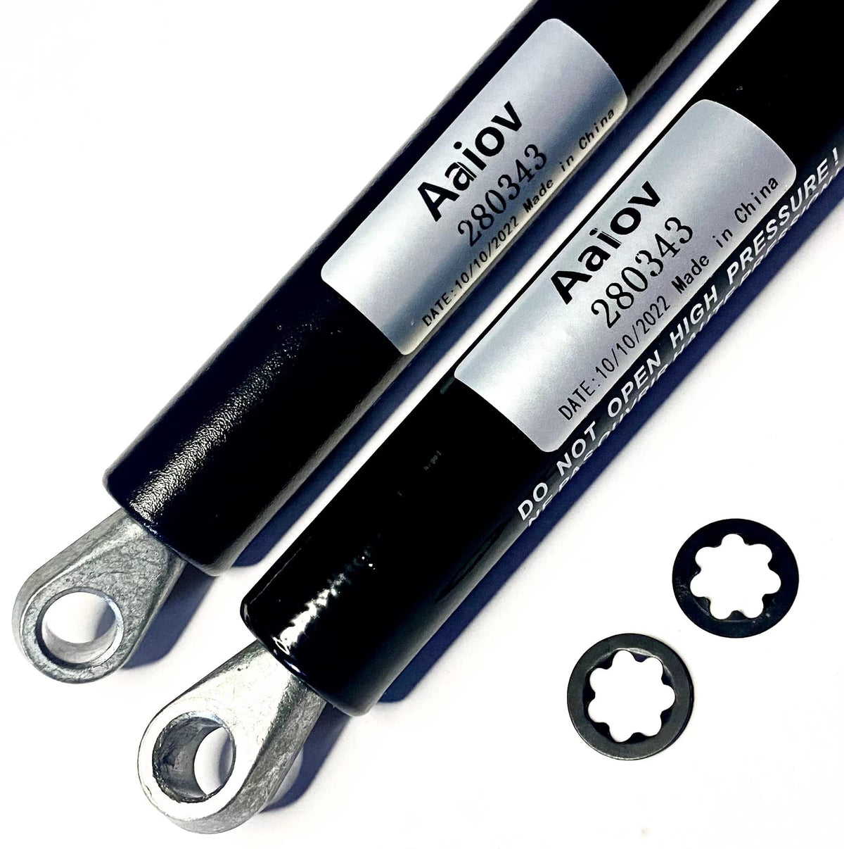Aaiov close-up of polished shaft and cylinder demonstrating corrosion resistance