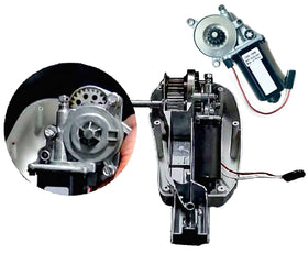 Aaiov motor next to ruler for scale to confirm fit and ease of replacement