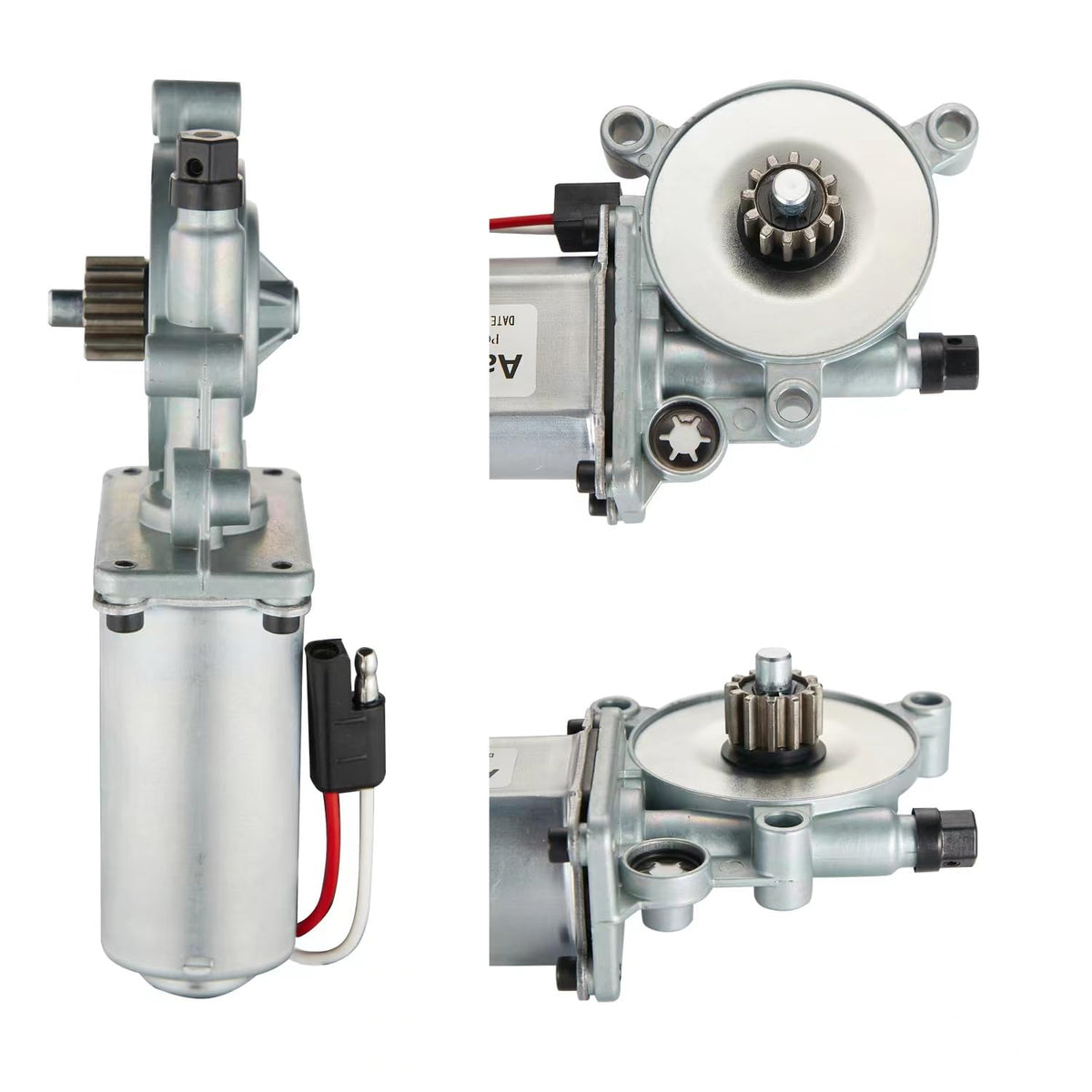 Aaiov motor next to tape measure showing compact size and easy fit