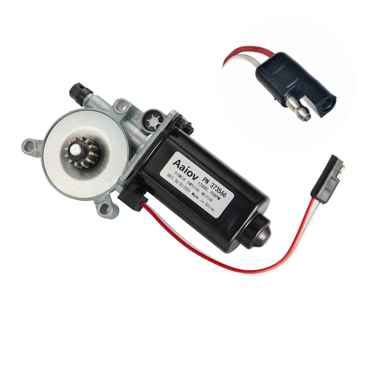 Aaiov conversion connector plug closeup ensuring broad compatibility during installation