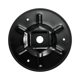 Aaiov foot pad pressed into soft gravel illustrating improved stability and reduced sinking