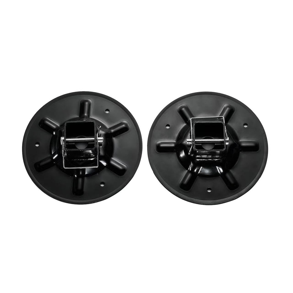 Aaiov front view of 9-inch jack foot pad showing mounting fit for quick replacement