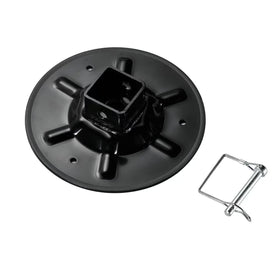 Aaiov pad installed at an RV campsite showing steadier leveling on uneven ground