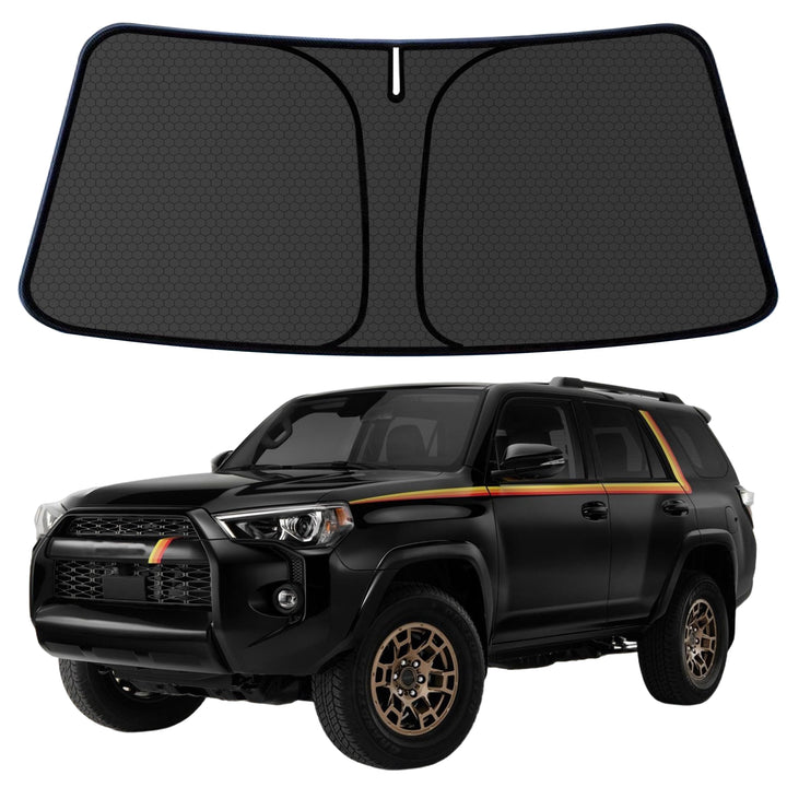 aatoppus front packaging showing fitted 4Runner shade benefits cooling