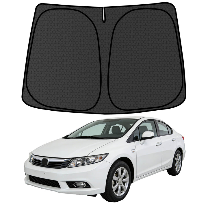 aatoppus front packaging showing custom-fit shade and included pouch, protects interior