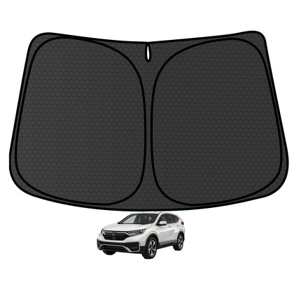 aatoppus front packaging view showing custom-fit shade protecting windshield
