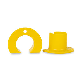 ABC Balancing Beads shim fitted on pigtail plug demonstrating secure hold