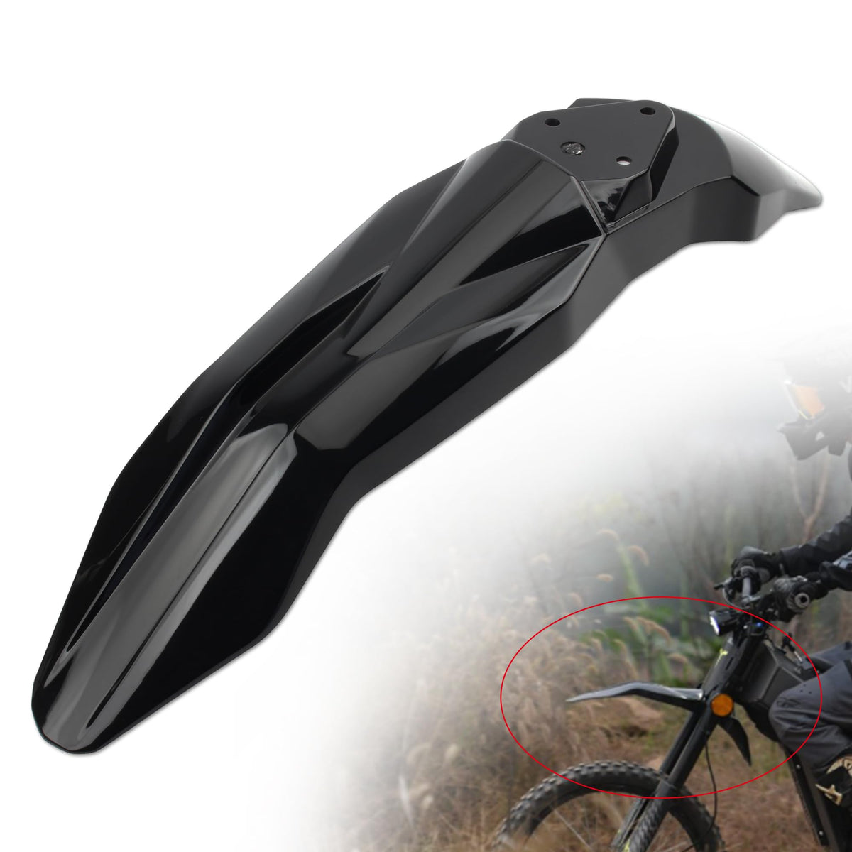 ABCERRSI fender front view showing clean shape and protection benefit