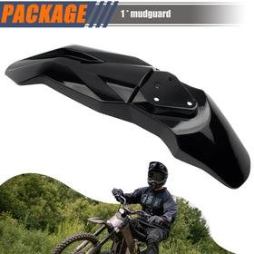 ABCERRSI mudguard on dirt bike in action showing improved cleanliness
